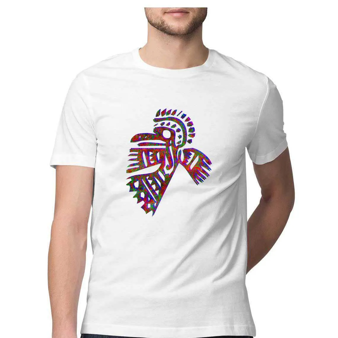 Shaman's view of a morning bird Men's T-Shirt