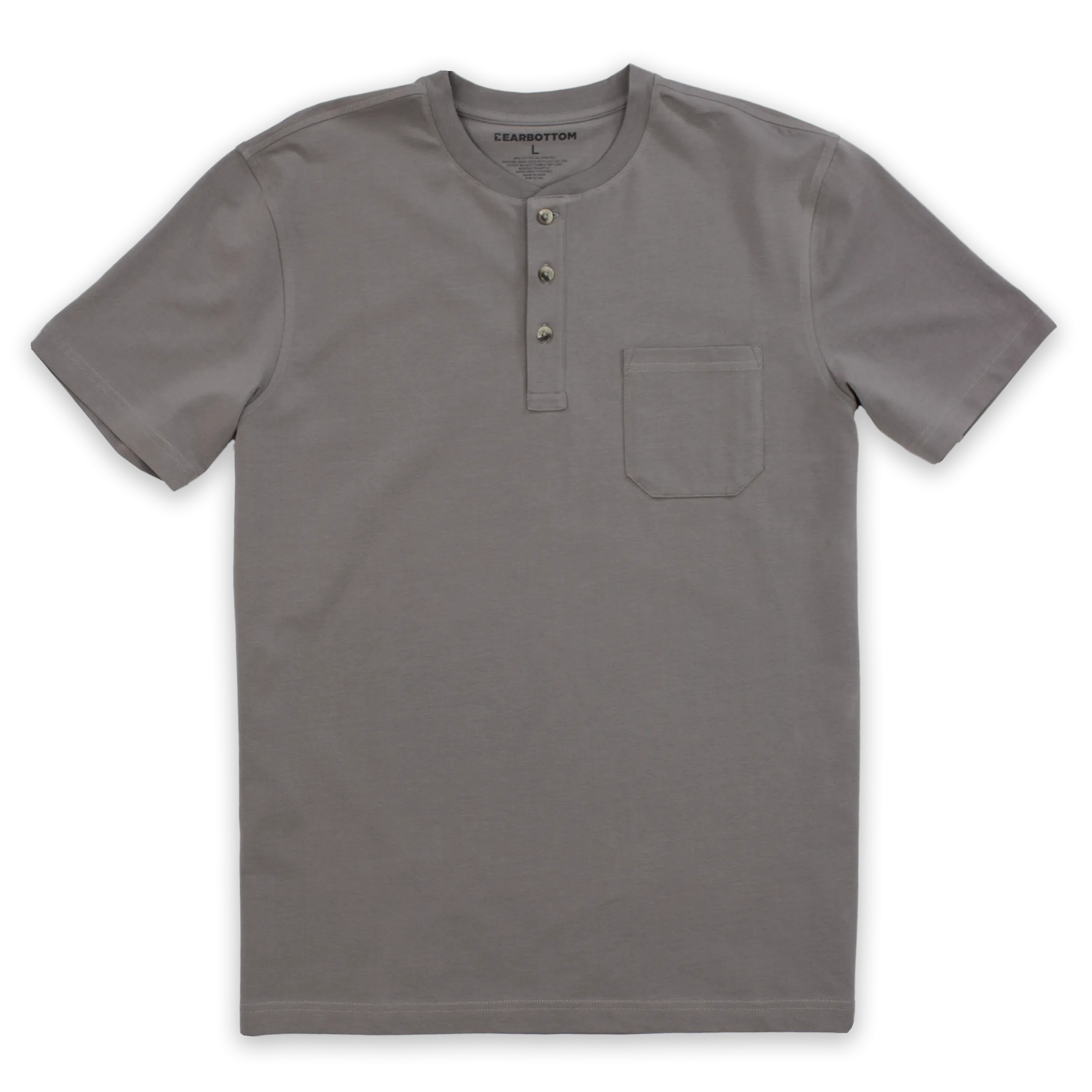 Short Sleeve Stretch Henley