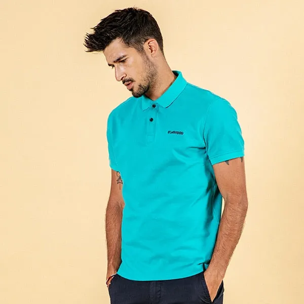 SIMWOOD 2019 summer new embroidered logo polo shirt 100% cotton classic top short sleeve high quality plus size 190295