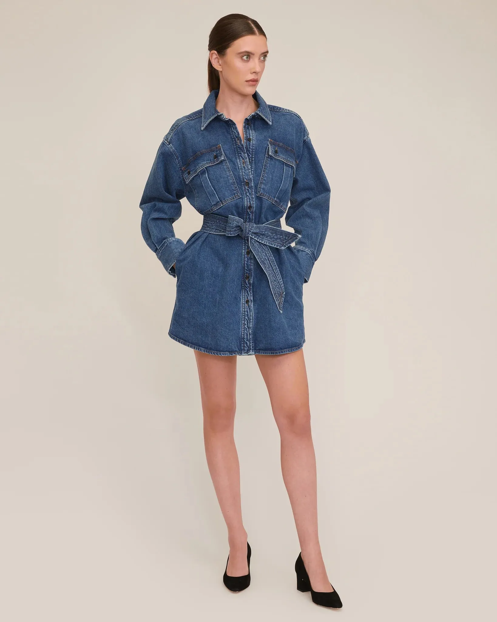 Skylar Denim Tunic Dress