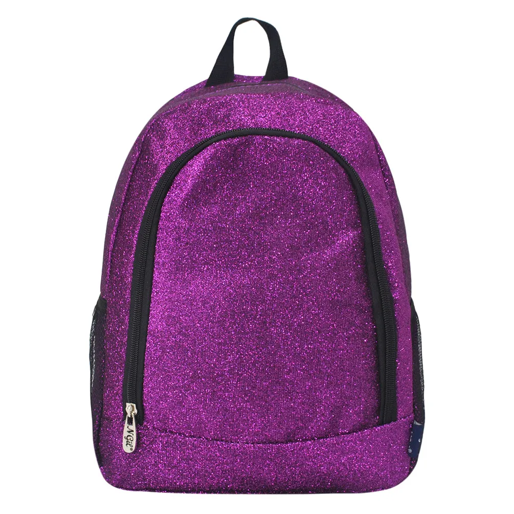 Small Size Purple Glitter NGIL Backpacks For Gymnastics and Cheer Competition