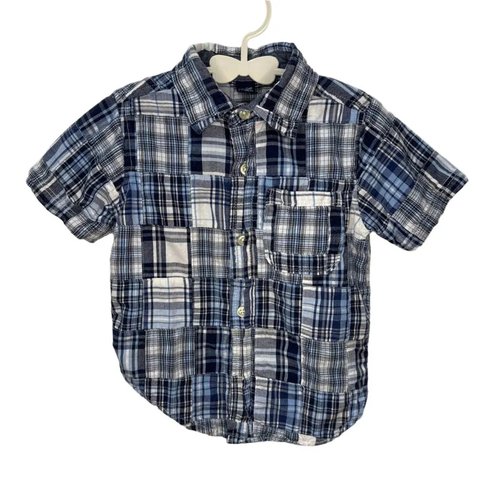 SS Collared Button Up / Plaid