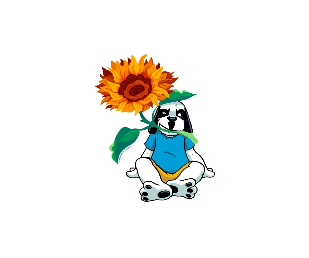 Sunflower Dog T-shirt