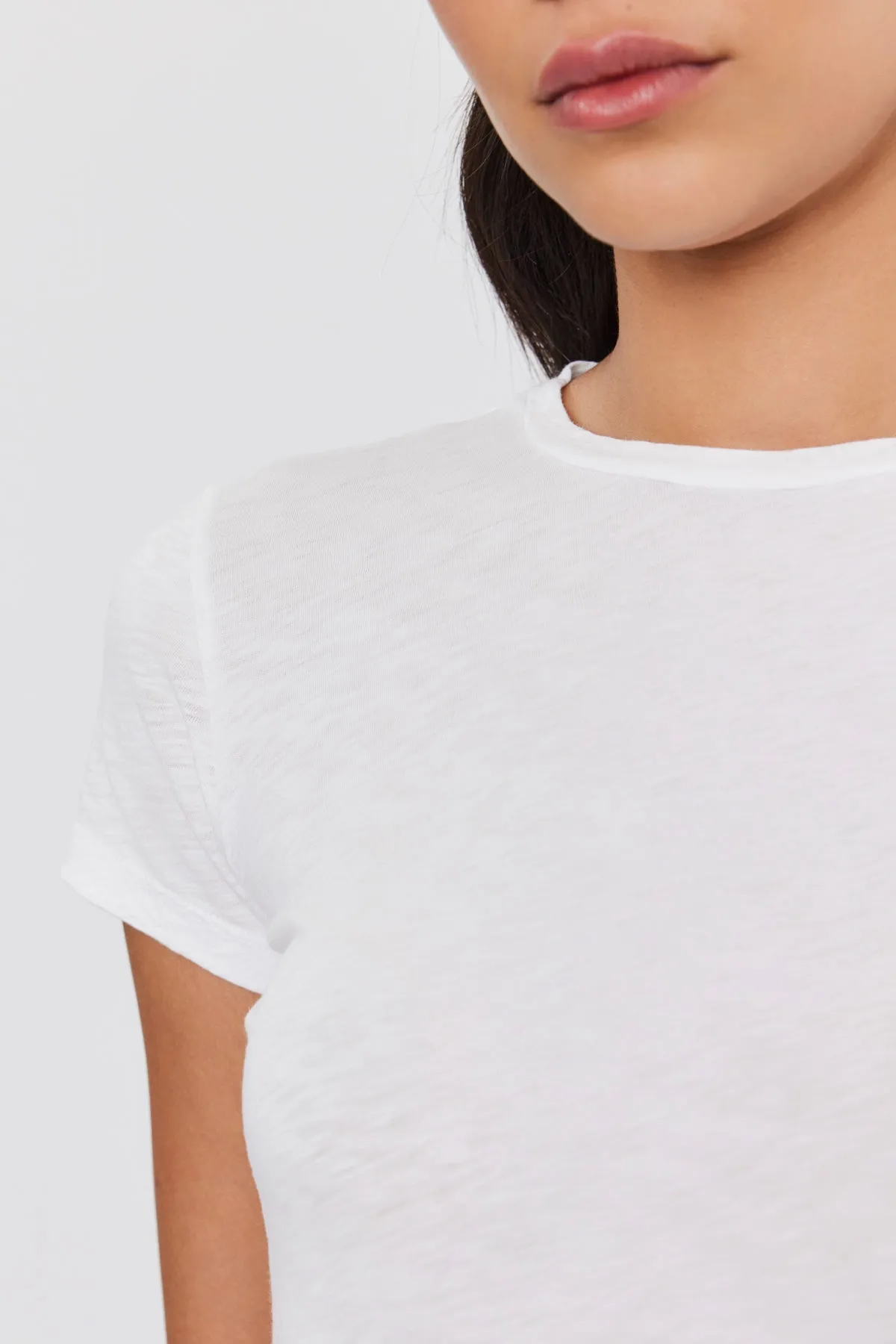 Velvet by Graham & Spencer Sierra Crew Neck Tee | White