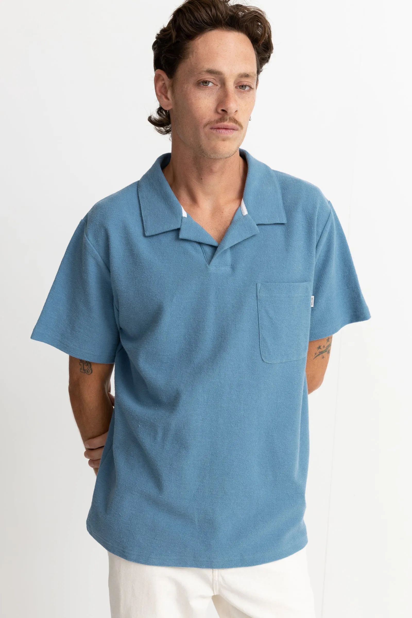 Vintage Terry Polo Slate